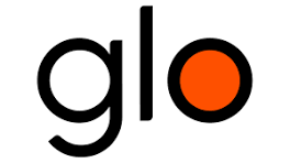 Obraz przedstawia logo glo z małymi czarnymi literami g i l oraz pomarańczowym okręgiem wewnątrz litery o na białym tle.